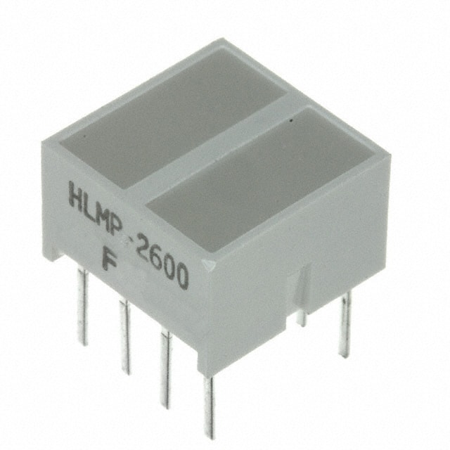 HLMP-2600 LED LT BAR 8.89X3.81MM DUAL HER