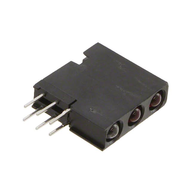 5642210813F LED CBI 3MM 3X1 RED,RED,YLW