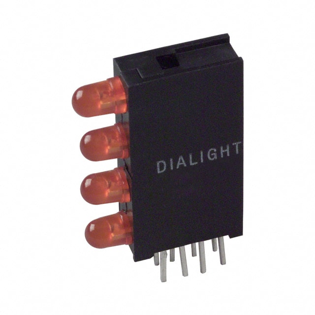 5680107777F LED 4HI 3MM HI EFF ORANGE PC MNT