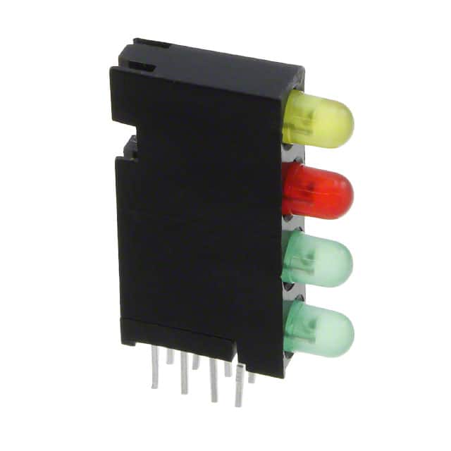 5680103122F LED 3MM QUAD LEVEL CBI Y,R,G,G