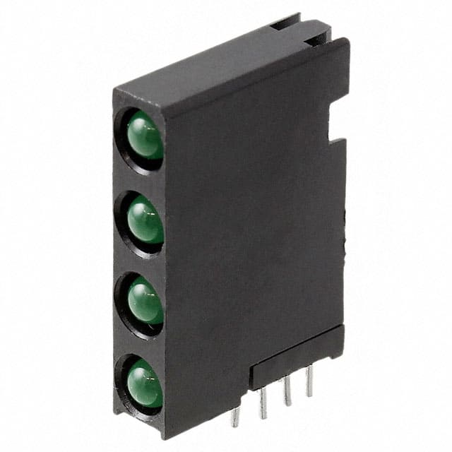 5680212802F LED CBI 4MM 4X1 GRN,CUST,X,GRN