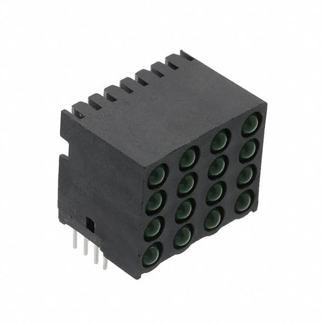 5680016824F LED CBI 3MM 4X4 QUAD GREEN
