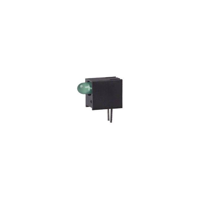 551-0207-815F 3MM CBI RIGHT ANGLE GREEN
