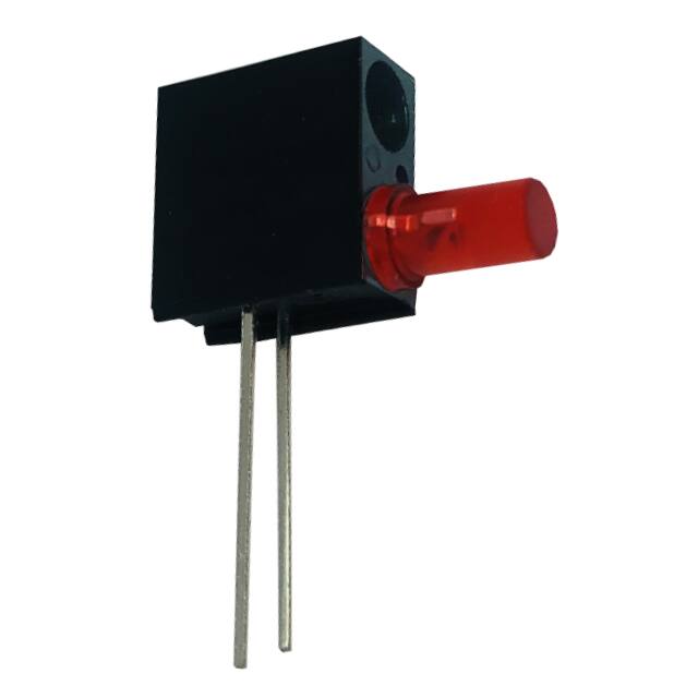 L3640ED-H3062 3MM YELLOW FLAT TOP LED W HOLDER