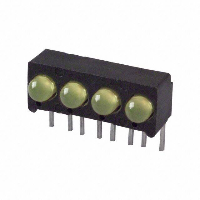 5360F7 LED YELLOW T-1 QUAD RT ANG PCB