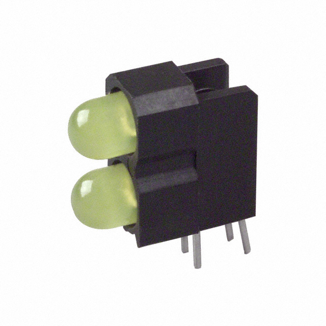5670H7_7 LED YEL T1-3/4 DUAL RT ANG PCB