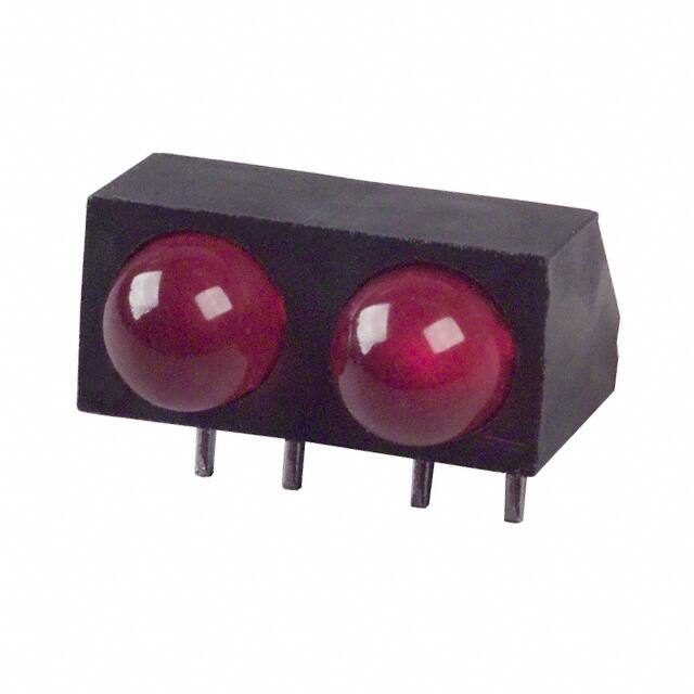 SSF-LXH2100ID LED 5MM RA 2-WIDE RED PC MNT