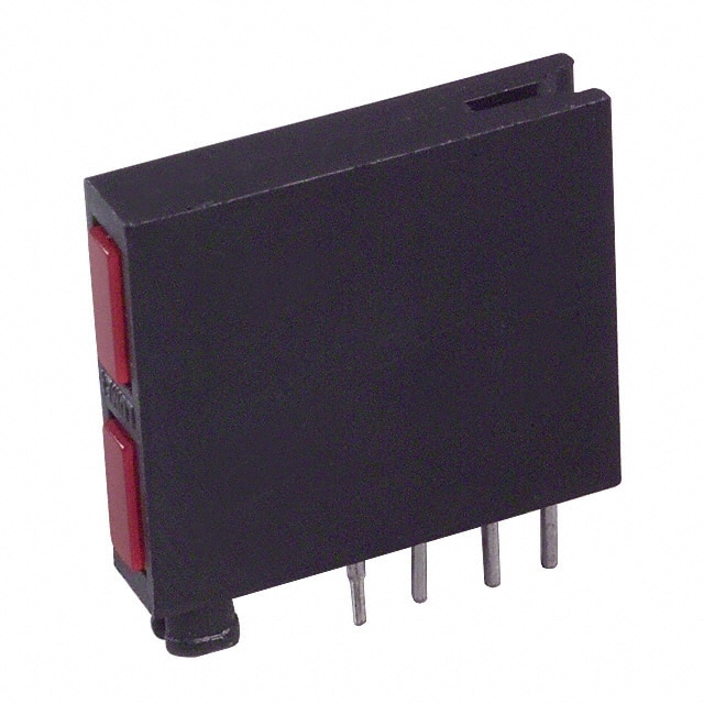 SSF-LXH22573IID LED 2X5MM RA 2-HI RED/RED PCMNT