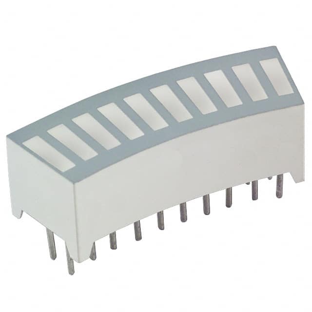 SSA-LXB10SRW-10652 LED ARRAY 10-SEG CURVED SUPR RED