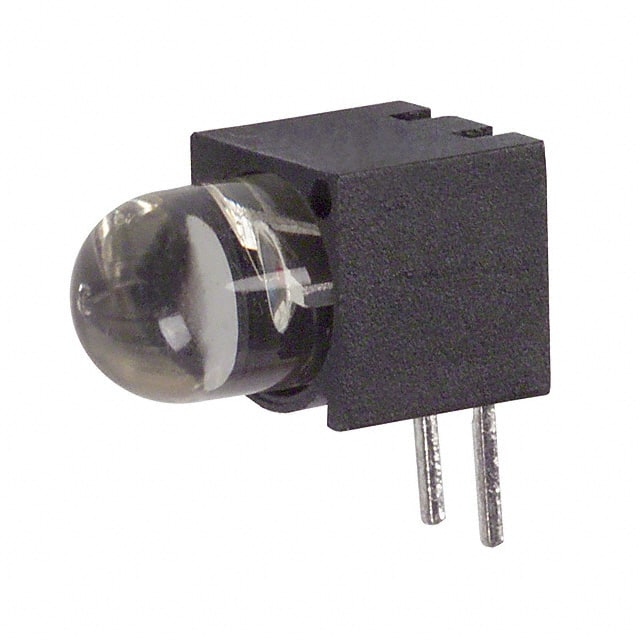 5505705F LED 5MM RT ANG SUP CLR YEL PCMNT