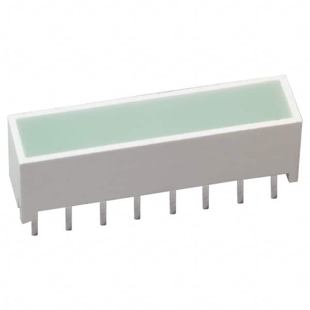 HLMP2550 LED LT BAR HI EFF GREEN 4LED SIP