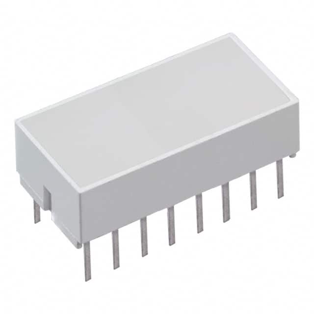 HLMP2785 LED LT BAR YELLOW 8LED DIP