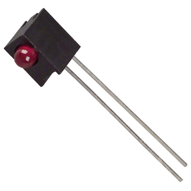 MV5064MP4B T-1 RED CBI, 080IN LENS PROTRUSI