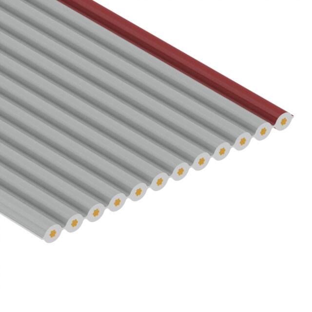 3801/12 CBL RIBN 12COND 0.05 GRAY 100'