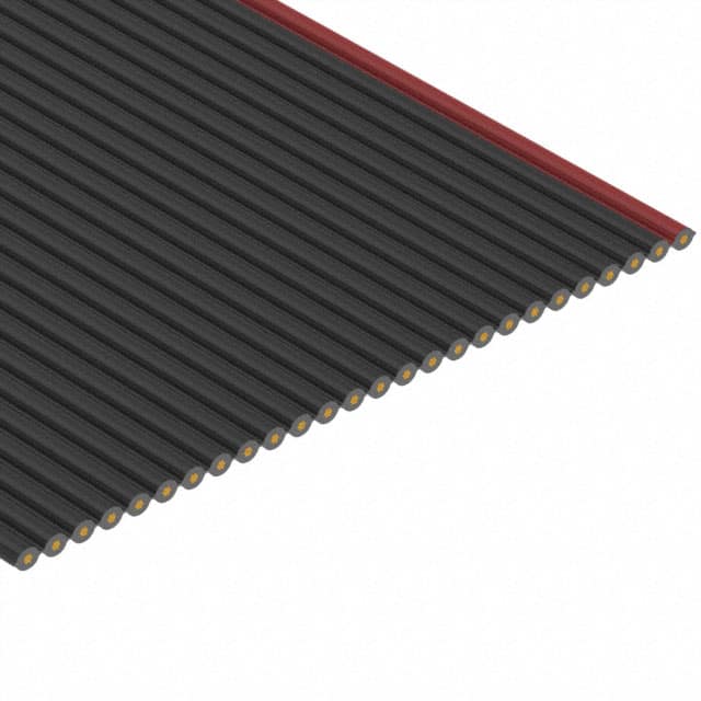 3365A/26 CBL RIBN 26COND 0.05 BLACK 100'