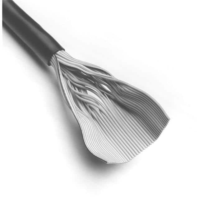 3759/34SO-100' 3M ROUND, JACKETED, FLAT CABLE,