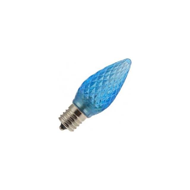 2PAK:WX-EJVY-8 LED-BLUE-C9-FACETED-120-130V