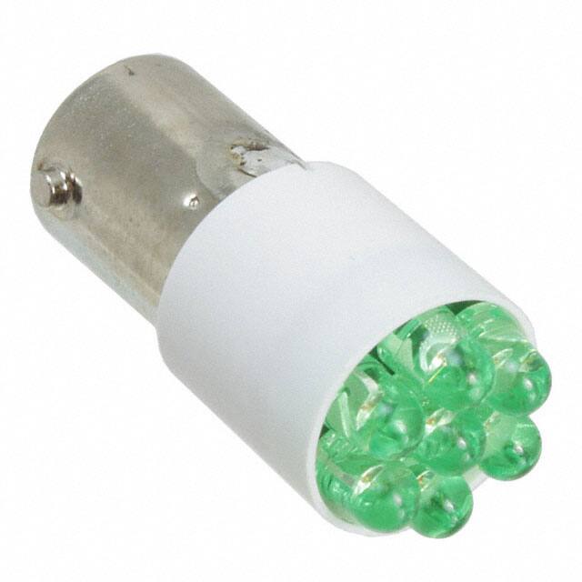5855356F LED MINI CLUSTER BASE 120V GREEN