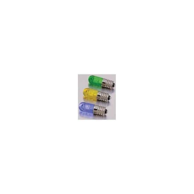 586-2703-201F SCREW BASE LED T3 1/4 AMBER 6V