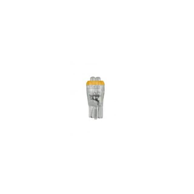 WW-AT5X-1 LED YELLOW 12V WEDGE T3.25-T5 9.