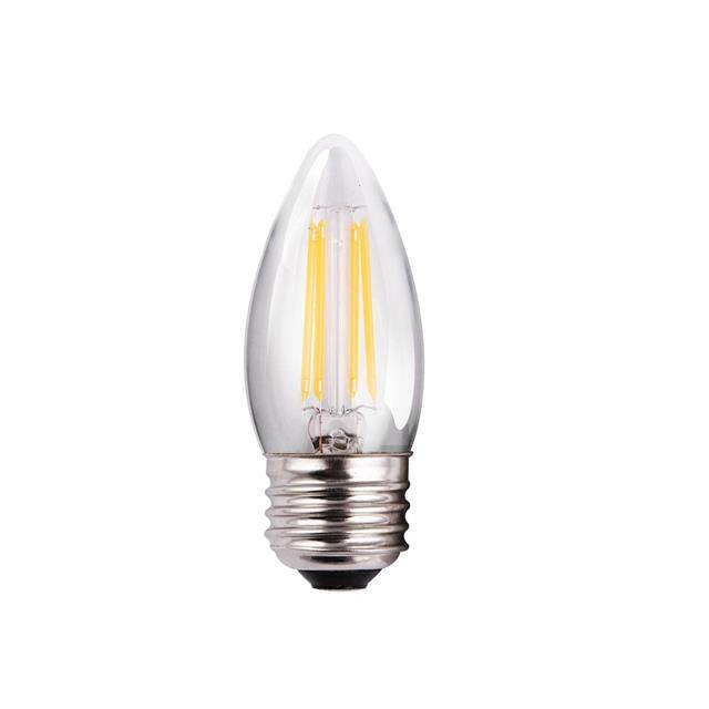 2PAK:WX-J87S-7 B11 120V 3.8W 2700 E26 CLEAR PRO
