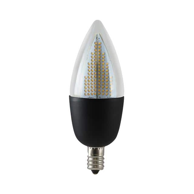 ECA9.5-2120FCB LED CA9.5 1W BLACK BASE NON-DIM/