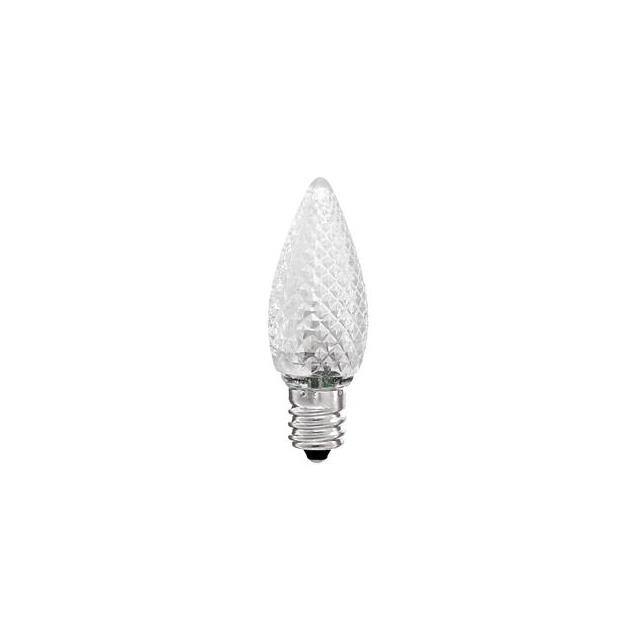 10PAK:WW-VXAV-7 LED C7 COOL WHITE  E12