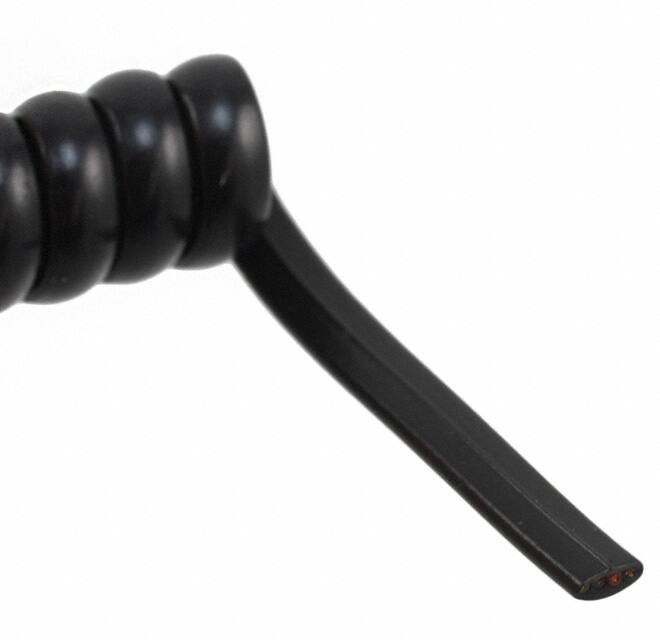 AT-K-C-26-4-B/5 CABLE MOD COIL 4COND BLACK 5'