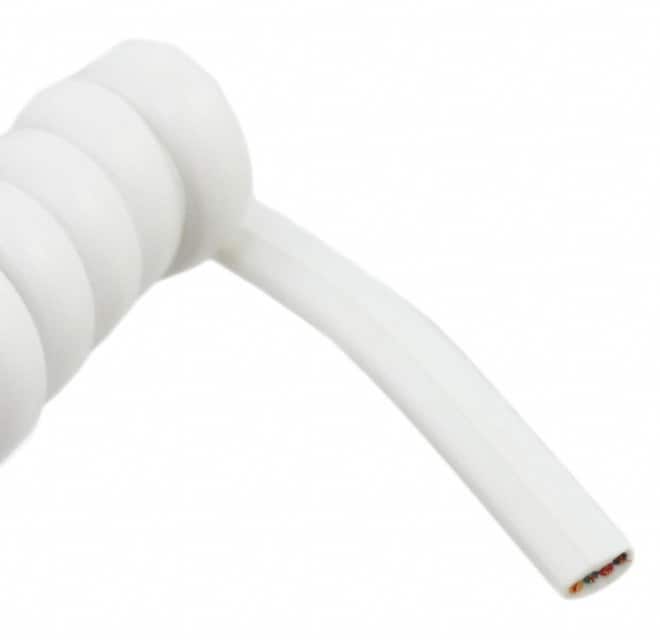 AT-K-C-26-4-W/7 CABLE MOD COIL 4COND WHITE 7'