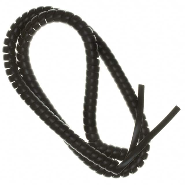 GLF-121-610-011 CABLE MOD COIL 6COND BLACK 10'