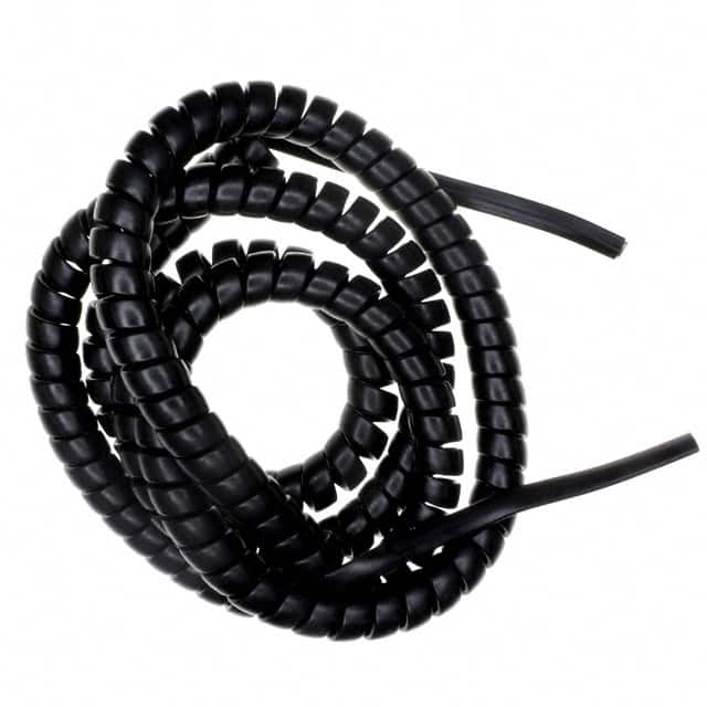 GLF-121-610-012 CABLE MOD COIL 6COND BLACK 14'