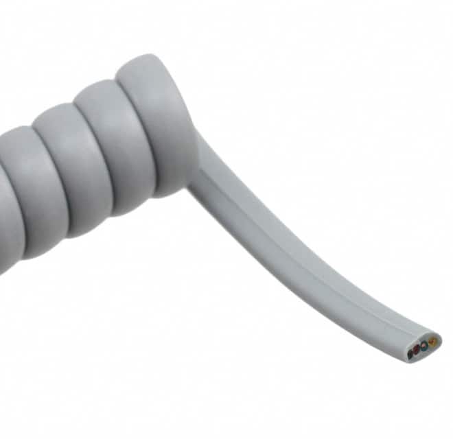 AT-K-C-26-4-S/14 CABLE MOD COIL 4COND SILVER 14'