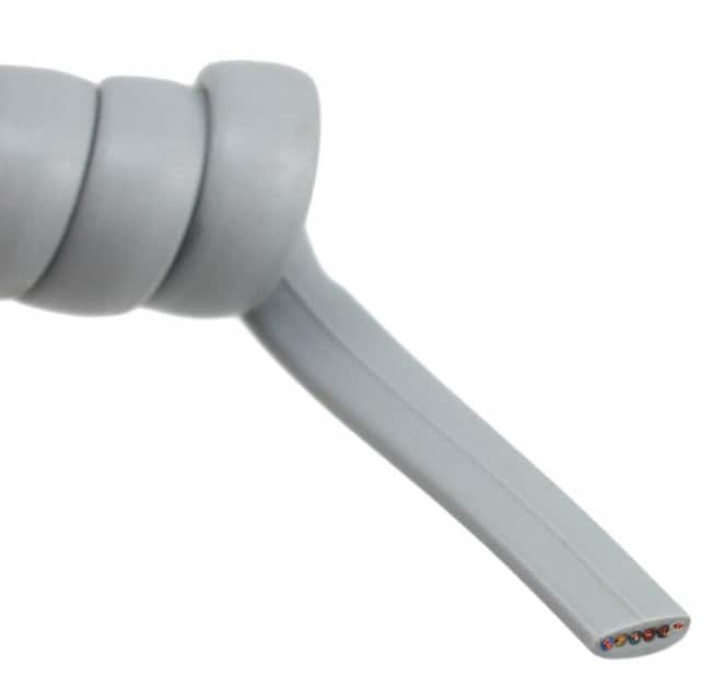AT-K-C-26-6-S/5 CABLE MOD COIL 6COND SILVER 5'