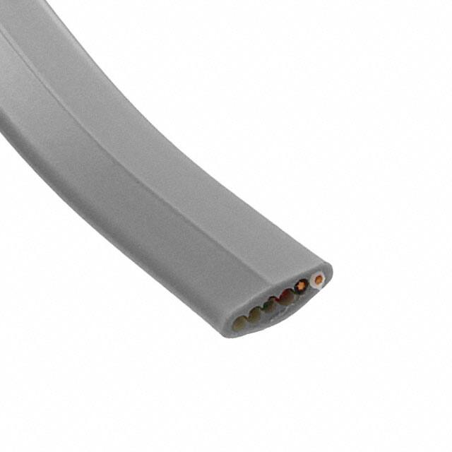 65-TF266M CABLE MOD FLAT 6COND SLVR 1000'