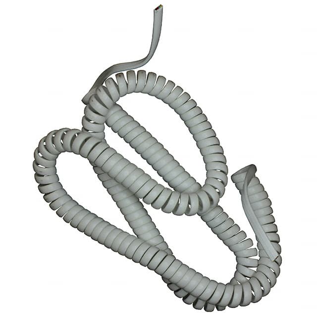 GLF-121-410-021 CABLE MOD COIL 4COND WHITE 10'
