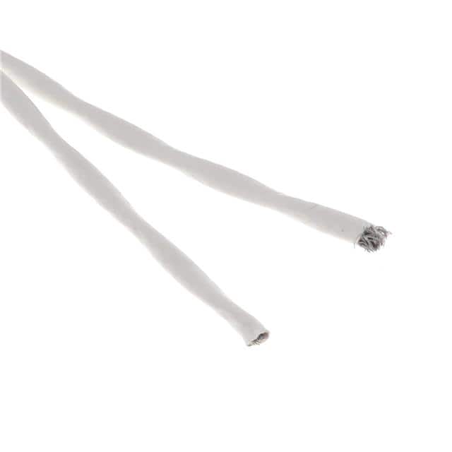 55A1121-24-0/9-9 CABLE 2CON 24AWG WHT SHLD FEET