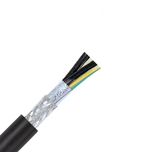 2212040 CABLE 4COND 12AWG BLK SHLD FEET