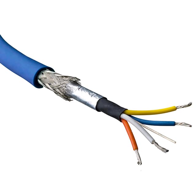 2320808-1 CABLE CAT5E 4CON 22AWG BLU METER