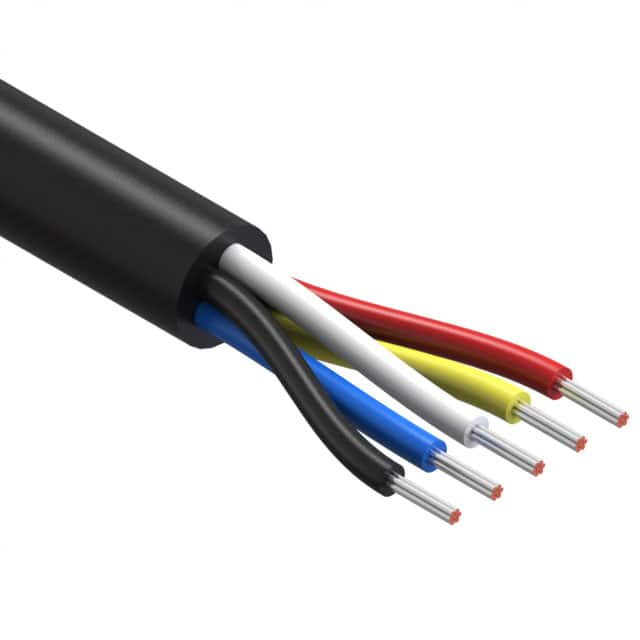 30-00504 CABLE 5COND 28AWG BLACK 502'
