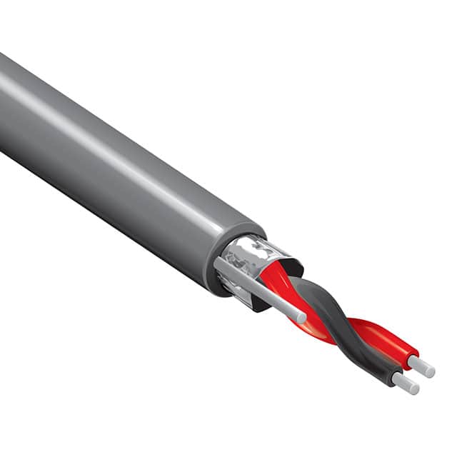 8450 010U500 CABLE 2COND 22AWG BLK SHLD 500'