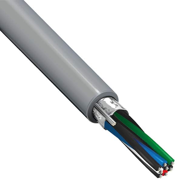 9504 060100 MULTI-PAIR 8CON 24AWG CHROM 100'
