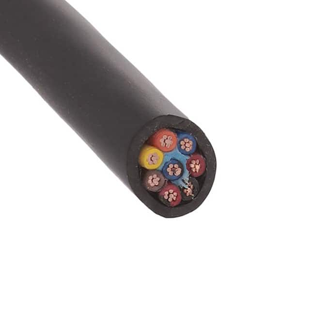 M3833 BK005 CABLE 8COND 16AWG BLACK 100'