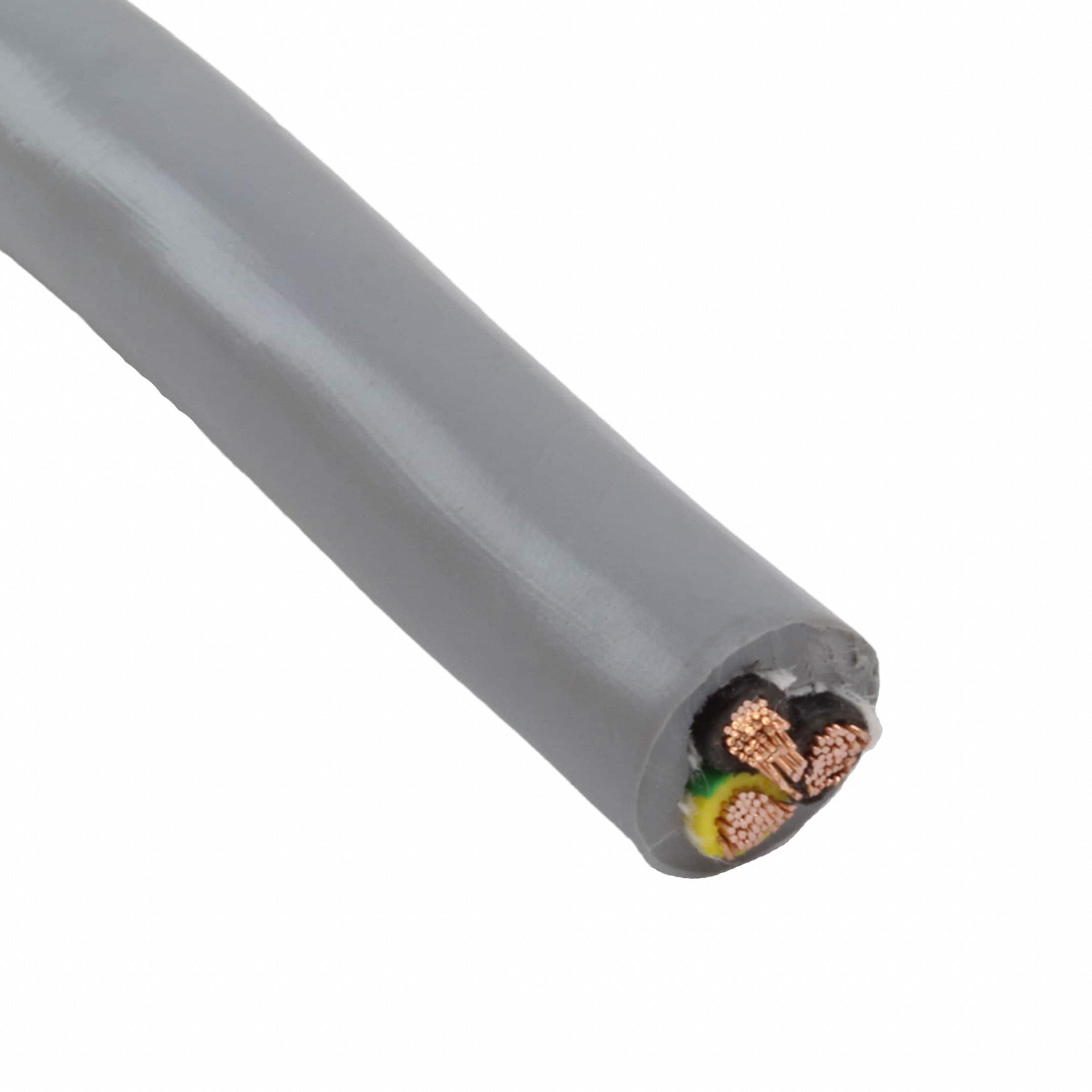 65403 SL005 CABLE 3COND 14AWG SLATE 100'