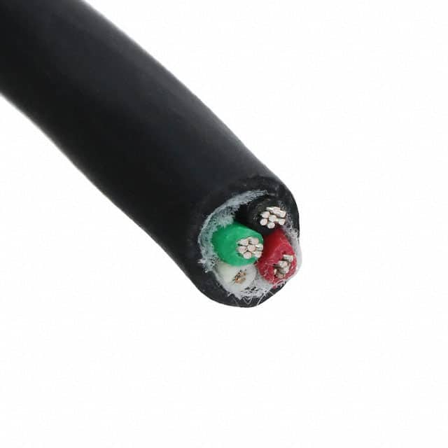 25054 BK005 CABLE 4COND 20AWG BLACK 100'