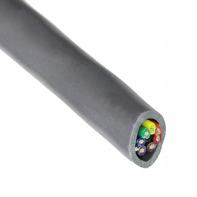 5098C SL005 CABLE 8CON 24AWG SLATE SHLD 100'