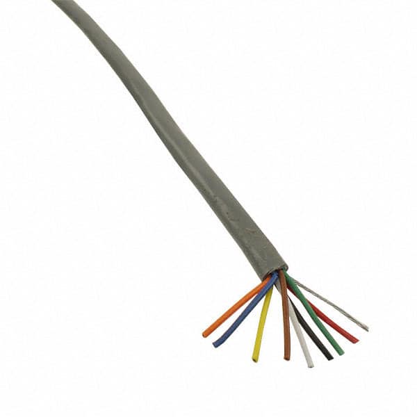 C0744A.38.10 CABLE 8COND 24AWG GRAY SHLD 500'