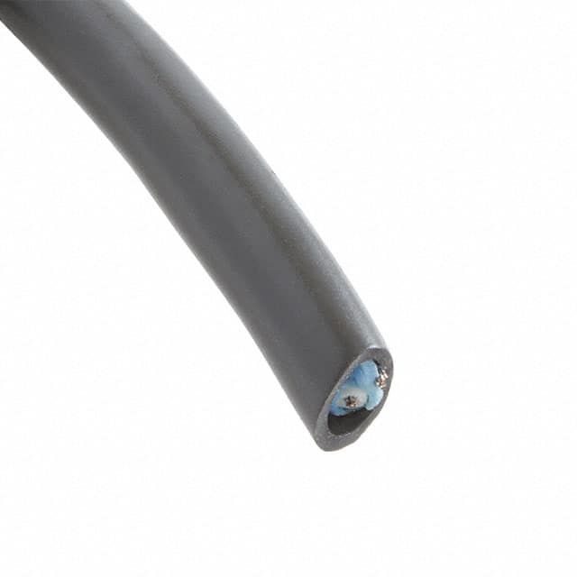 6453 BK002 CABLE 2COND 22AWG BLK SHLD 500'