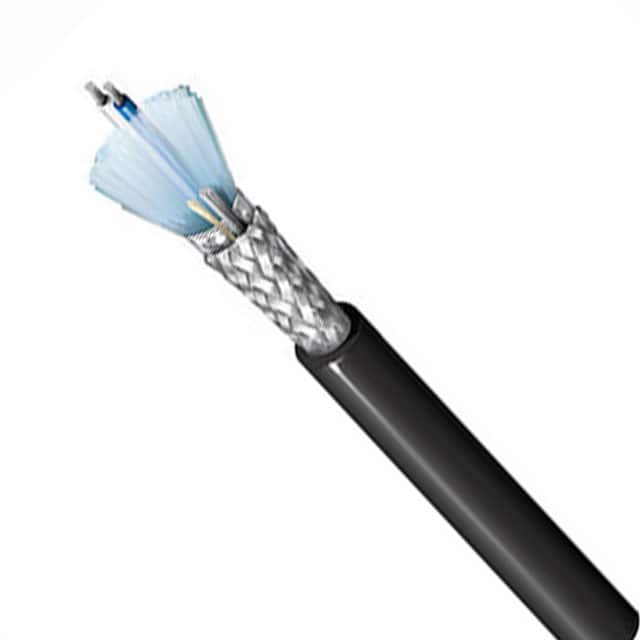 3106A 010500 MULTI-PAIR 3COND 22AWG BLK 500'