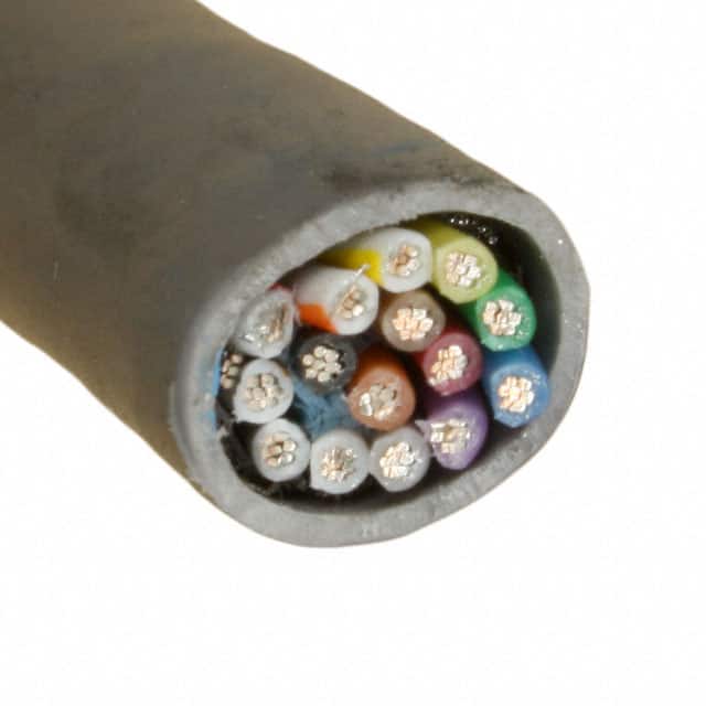 M38915 SL002 CABLE 15COND 24AWG SLATE 500'