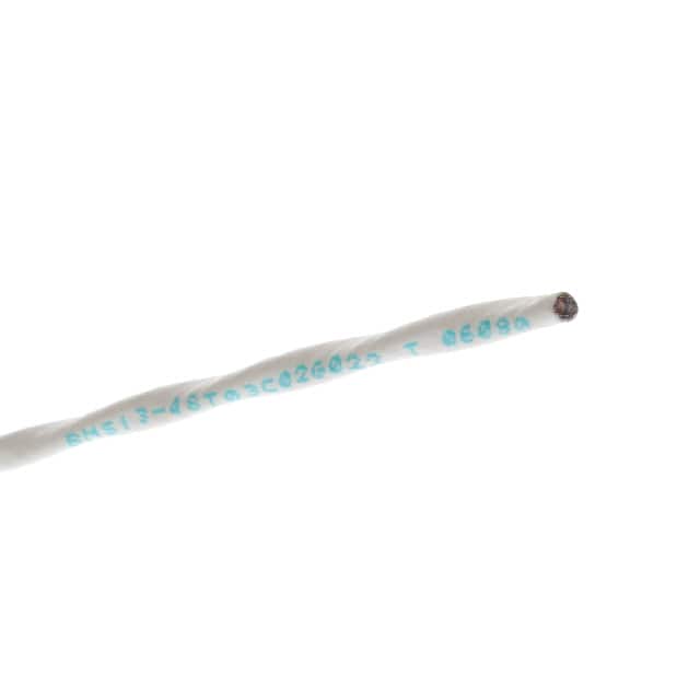 55PC1121-22-2/6-9CS2502 CABLE 2CON 22AWG WHT SHLD FEET